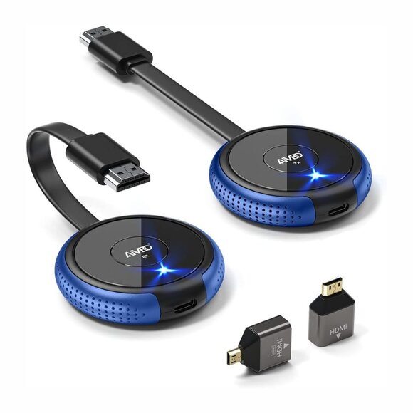 AIMIBO Wireless HDMI Transmitter and Receiver 4K, Wireless HDMI Extender 165FT - Picture 1 of 9